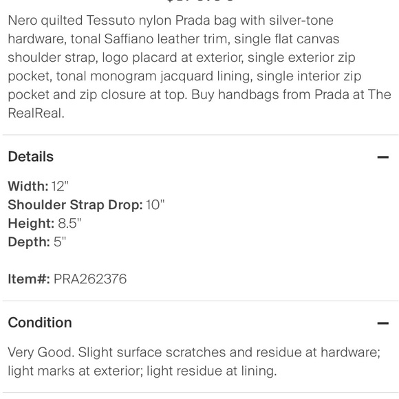 Prada Tessuto shoulder bag - Picture 6 of 6